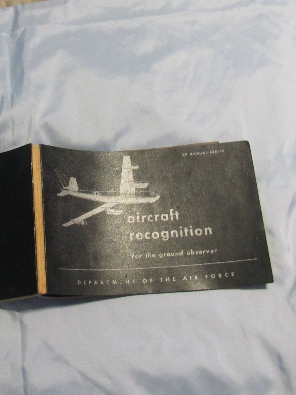Vintage 1955 US Air Force AIRCRAFT RECOGNITION FORO GROUND OBSERVER SC Manual